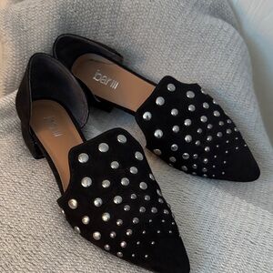Bar III Black Studded Women's Loafers